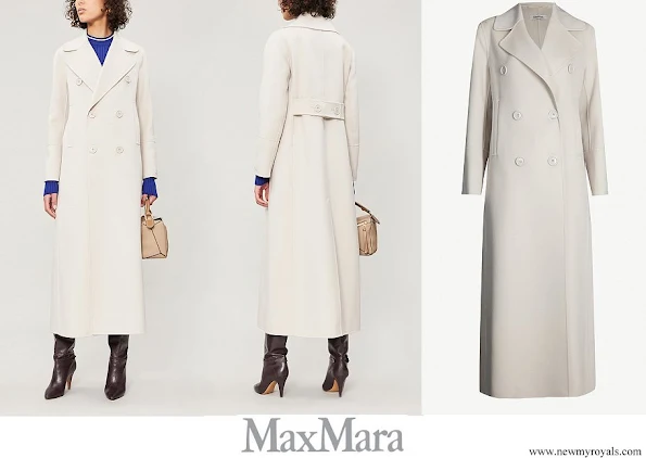 The Countess of Wessex wore MAX MARA Custodi double-breasted brushed wool coat