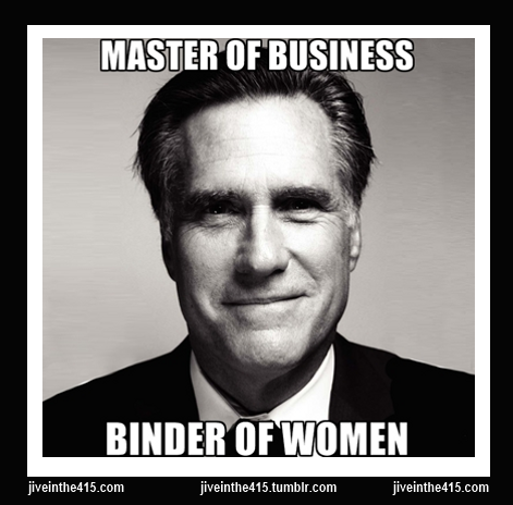 Romney meme - master of business - binder of wom