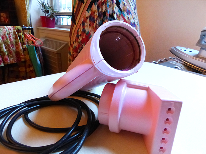 oonaballoona | a sewing blog | The Pink Handheld Steamer: Confusing Non-Sewists Everywhere.