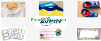 Campioni omaggio etichette per la scuola Avery Logo Campioni omaggio etichette per la scuola Avery