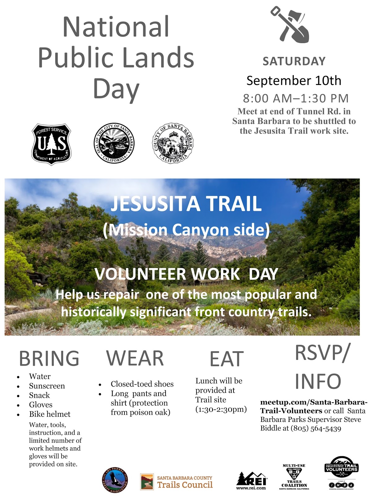 Travel deal: parks, forests are free on national public lands day Multi-use Trails Coalition: National Public Lands Day 2016 (observed