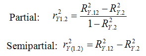 Partial and Semipartial Correlation