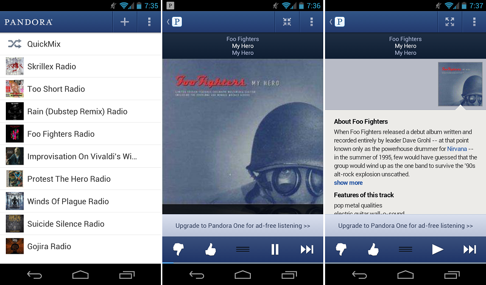 تحميل Pandora Radio أفضل تطبيق مجاني للموسيقى والراديو