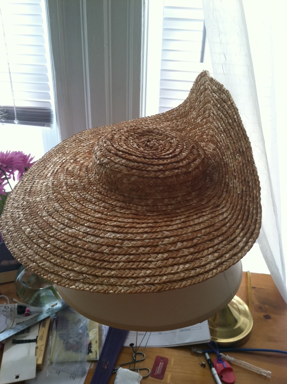 Stuck in the 18th Century "A Variety of new fashion Caps, Chip Hats,