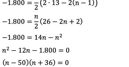 Jika Diketahui 13 11 9 Un 1 800 Banyak Suku Pada Deret Tersebut Adalah Mas Dayat
