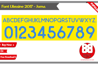 Font Vector Ukraine 2017 - Joma