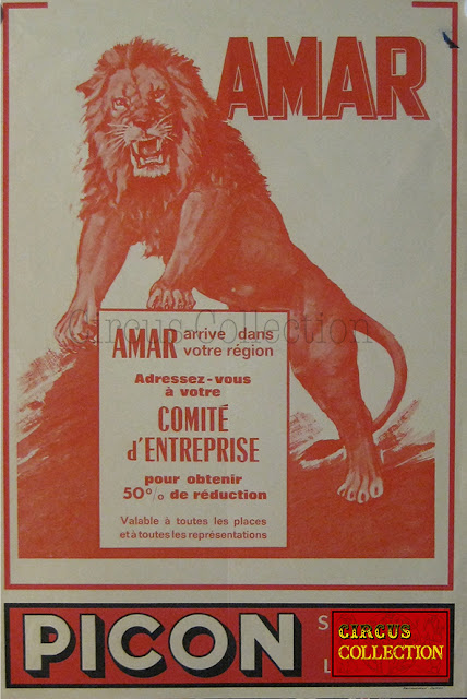 Cirque Amar 1960 Collection Philippe Ros 