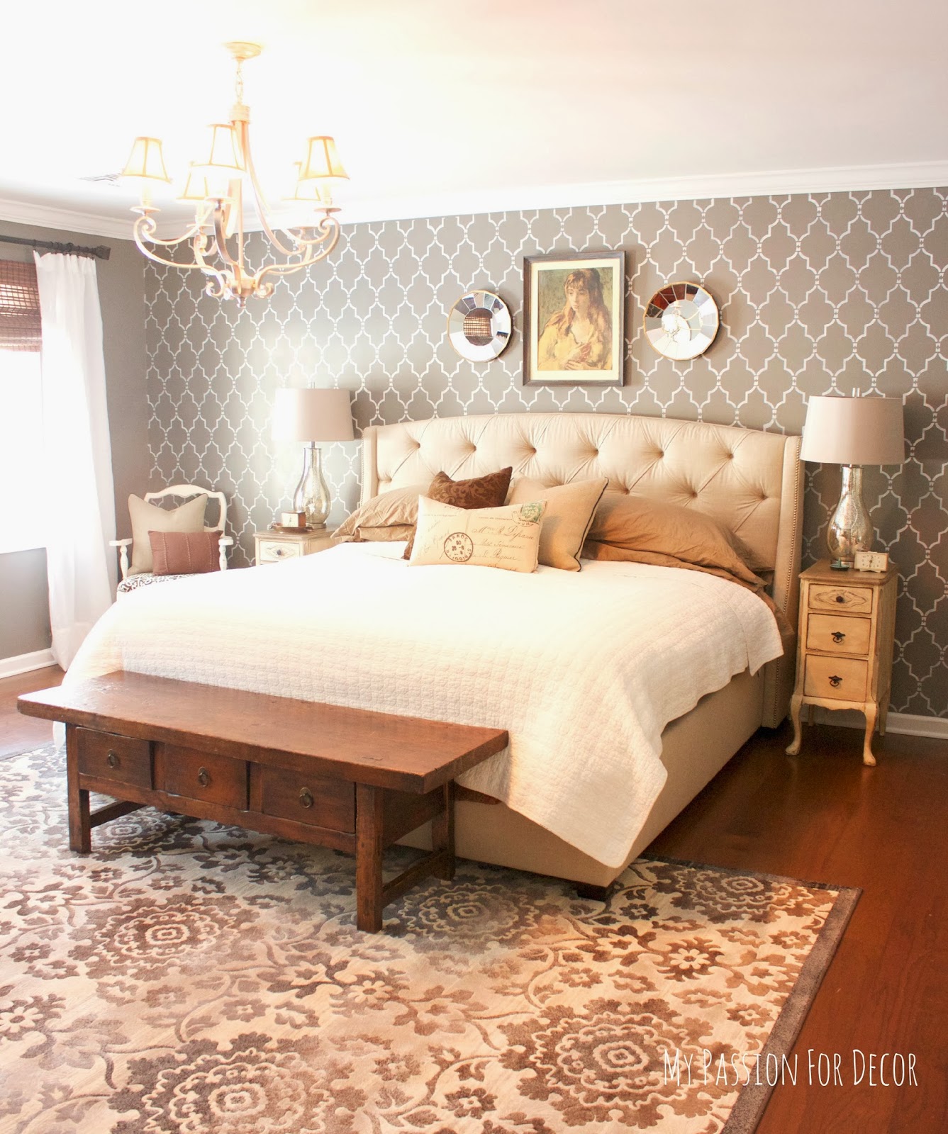 My Passion For Decor: Master Bedroom Makeover Using 