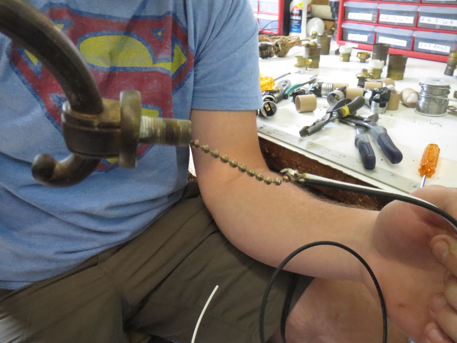 Lamp Parts and Repair Lamp Doctor How to Wire/Rewire Chandelier Arms