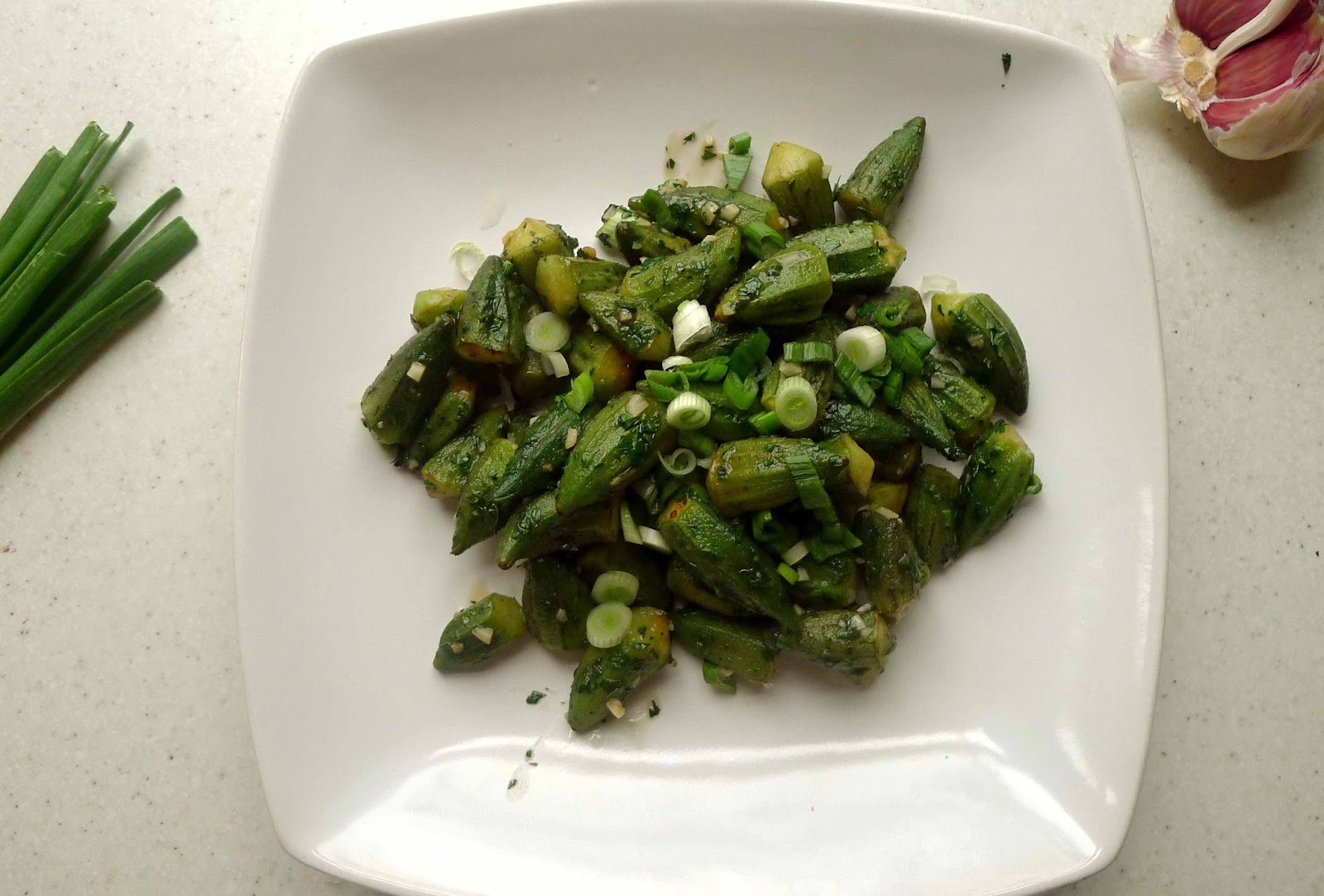 Happy Belly StirFried Okra with Oyster & Fish Sauce