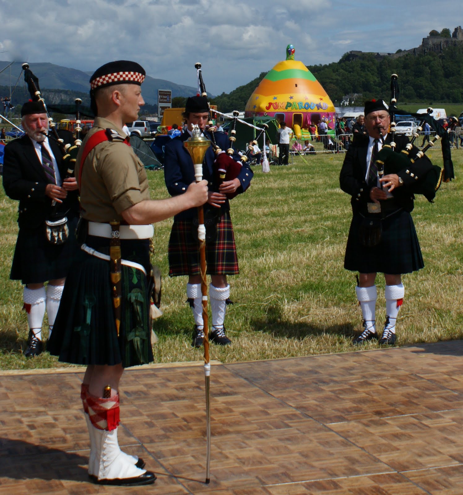 Tour Scotland Tour Scotland Photographs Pipers Stirling Highland Games
