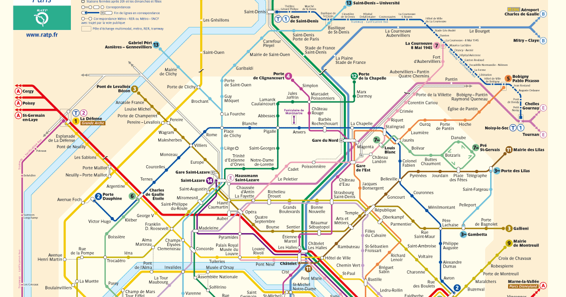 news tourism world: Paris Underground Map Pictures