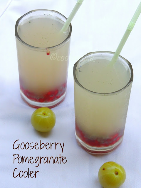 Gooseberry Pomegranate Cooler, Summer cooler