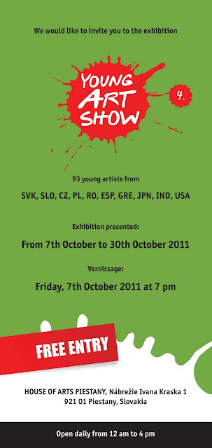 Young Art Show 4, exposición de arte moderno, invitación