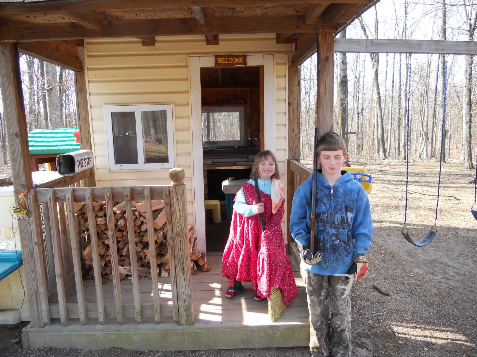 How We Spend Our Days: Little House in the Back Yard