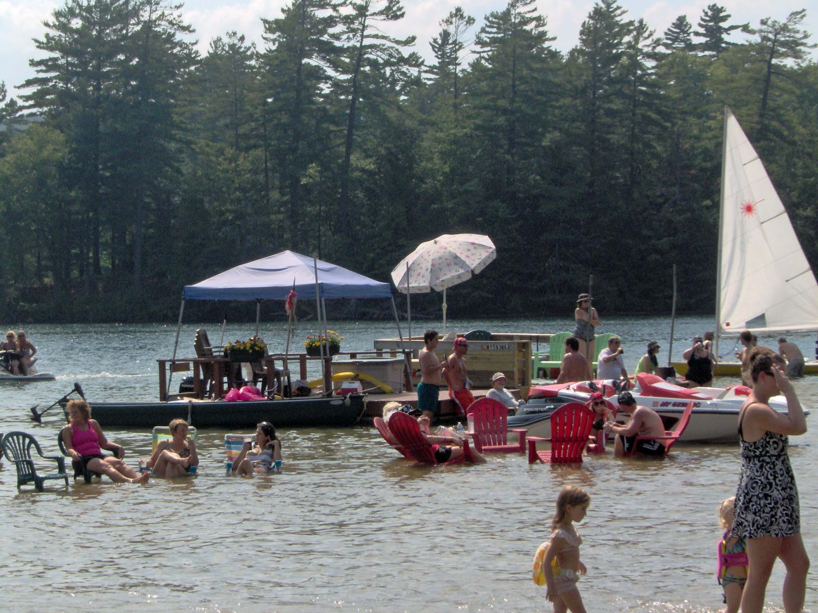 Peg and Russ A Summer Saturday in Star Lake