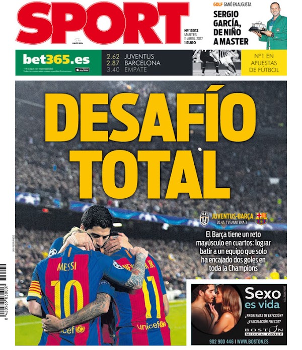 FC Barcelona, Sport: "Desafío total"