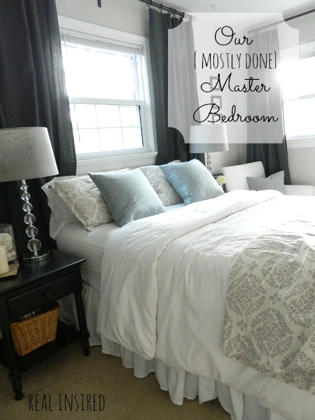 blue and gray master bedroom