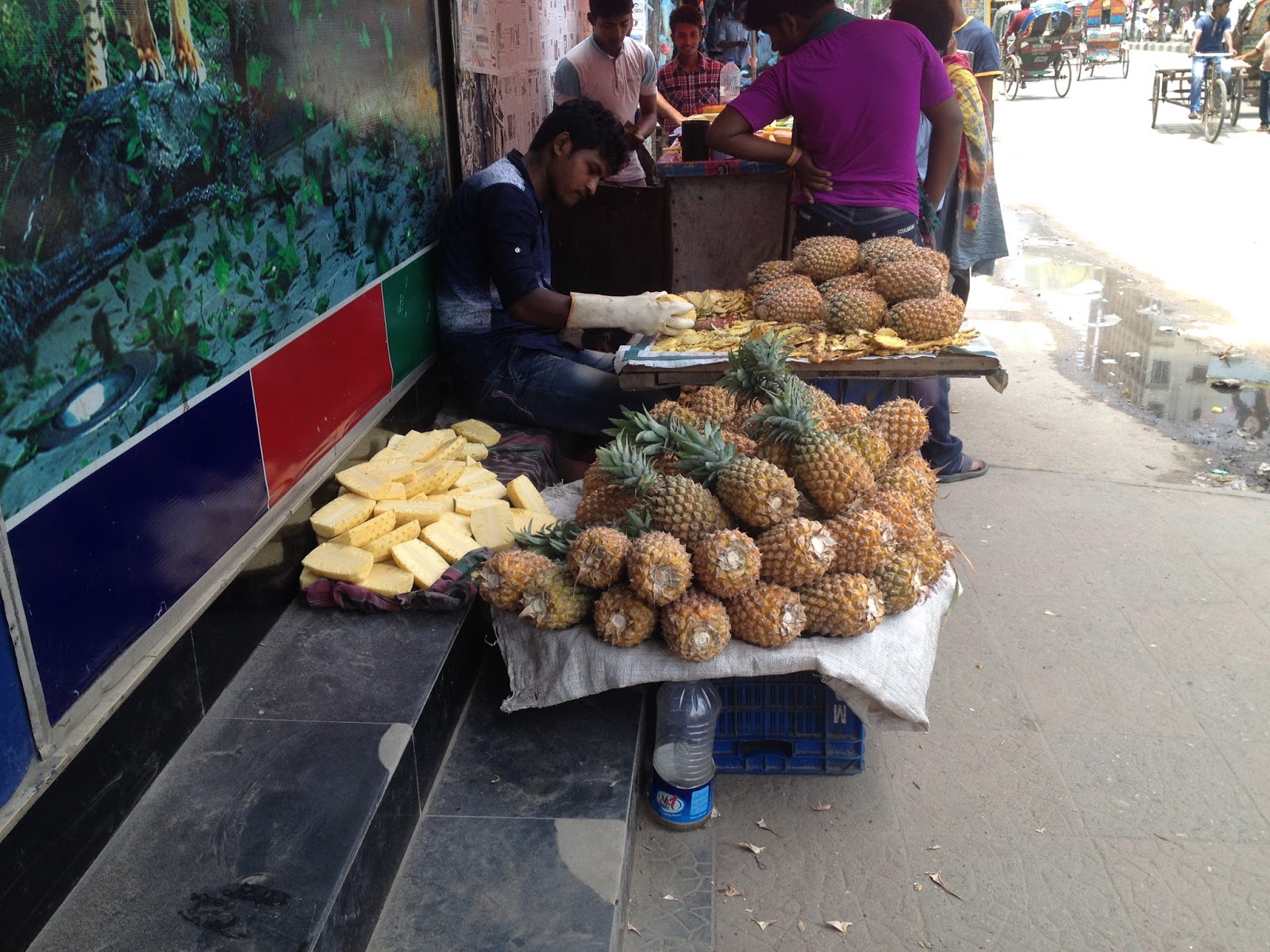 Seasonal Fruits shop in Dhaka streets BD Image Network