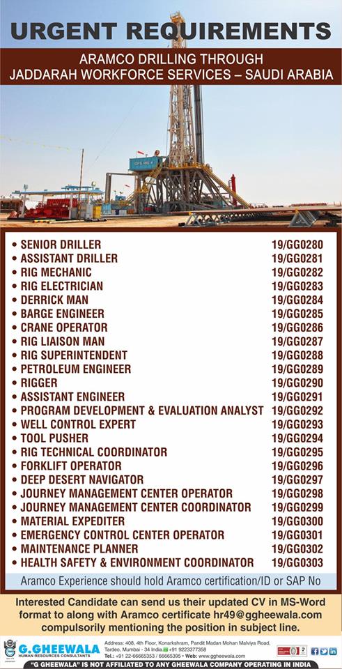 Aramco Drilling Project in Saudi Arabia Aramco Drilling Project in Saudi Arabia