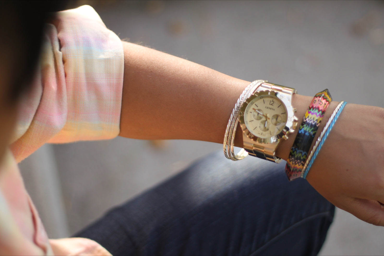 SHERRIAMOUR: gold watch