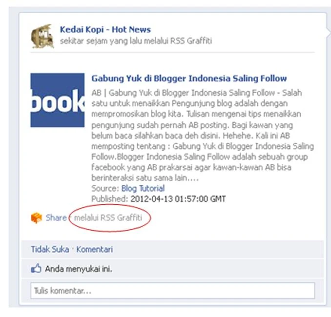 Panduan Membuat Posting Blog Otomatis dengan RSS