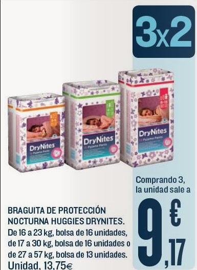 pañales dodot 3x2
