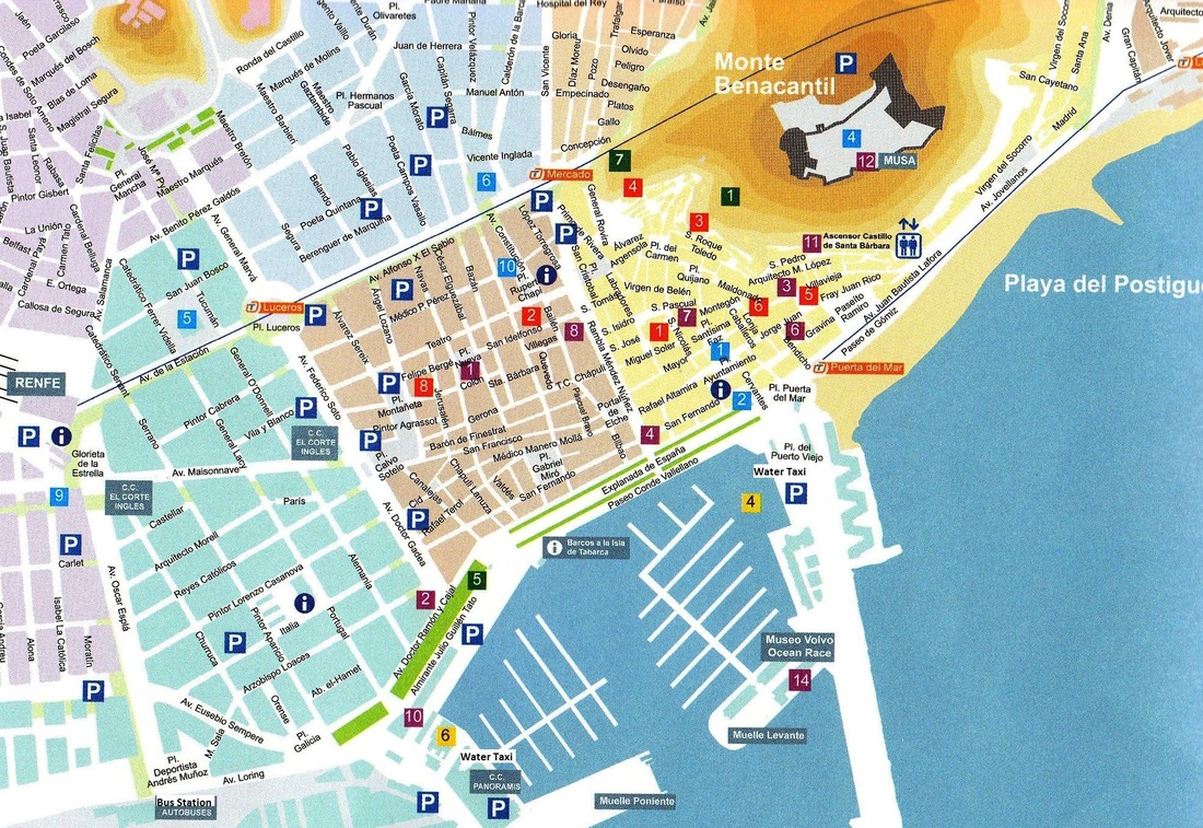 Mapa De Alicante
