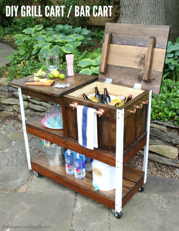 DIY Home Sweet Home 9 Brilliant Diy Bar Cart Ideas