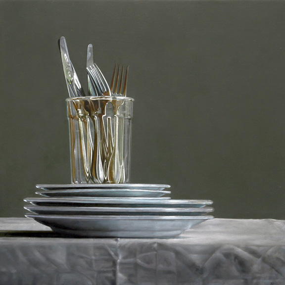 Paintings in Oil Place Setting No.2