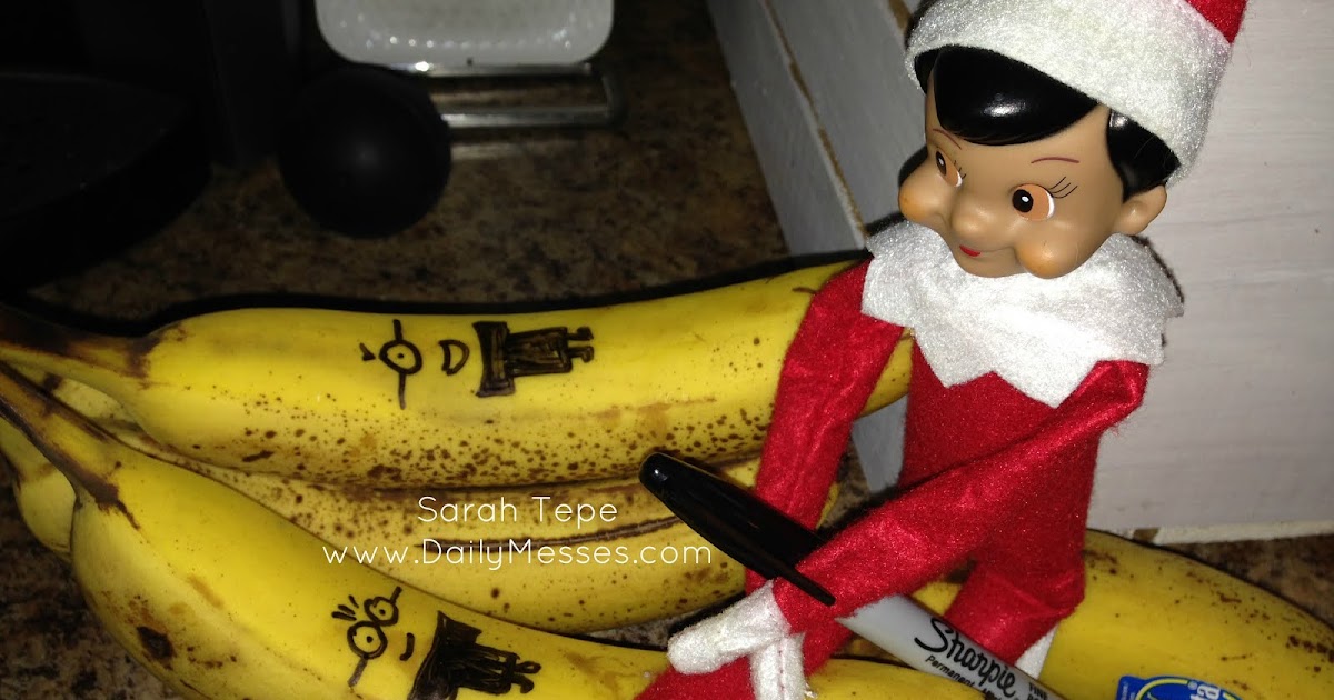 Daily Messes: Elf On The Shelf: Days 1-2