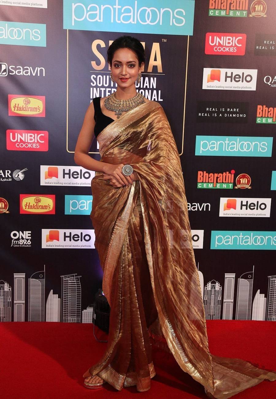 South Indian Actress Shanvi Srivastava at SIIMA Awards 2019