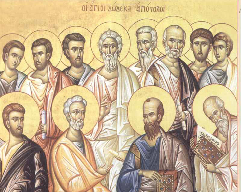 Ученики апостолов иисуса христа. 12 Апостолов Иисуса Христа. Ученики Иисуса Христа 12 апостолов. Икона Христос и 12 апостолов.