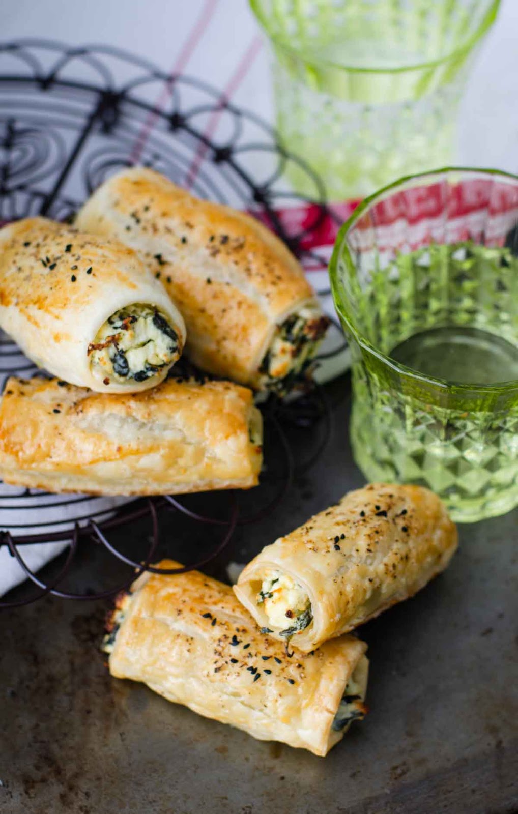 How to Bake Spinach Feta Ricotta Rolls