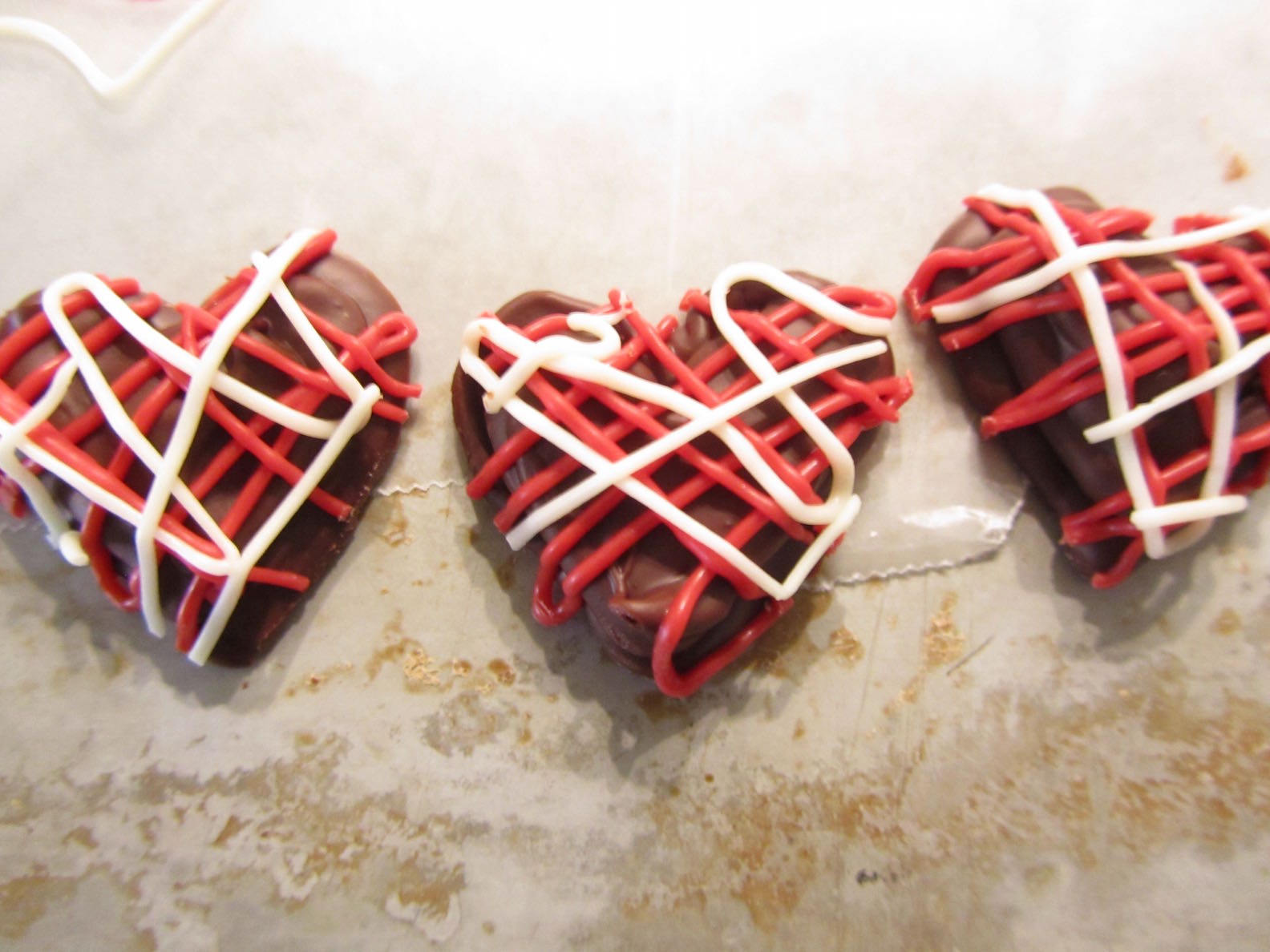 Homemade Chocolate Candy Hearts