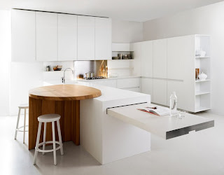 Cocinas modernas de color blanco - Colores en Casa
