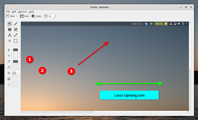 Ksnip Qt5 screenshot tool for Windows, macOS and Linux