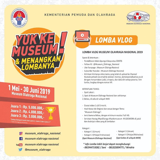 #TMII - #Promo Yuk Ke Museum & Menangkan Lomba (s.d 30 Juni 2019)
