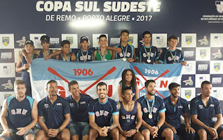 Grêmio Náutico União Bicampeão da Copa Sul Sudeste de Remo de 2016/2017
