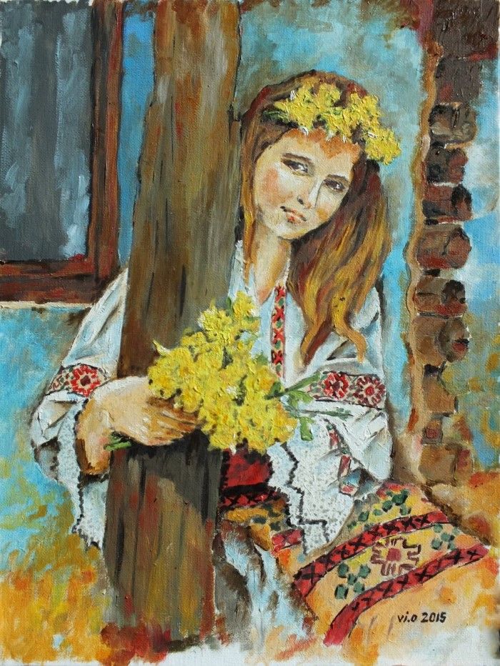 Румынский художник. Violeta Oprea