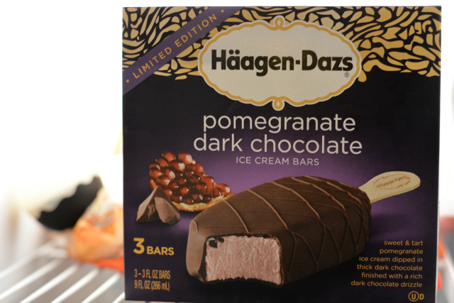 haagen daz pomegranate dark chocolate bar #newfavorites #shop