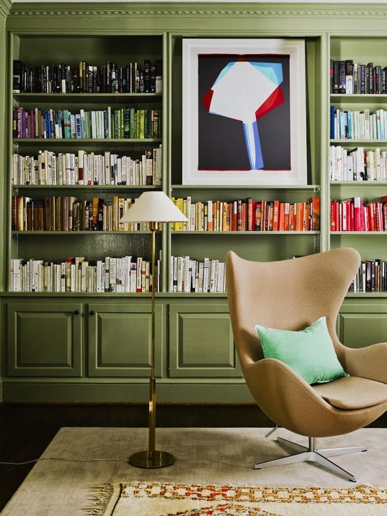 Check out boho details in Charlotte Lucas design portfolio - library www.bohohome.com @bohosusan