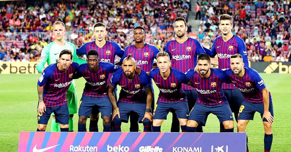 BARCELONA contra GIRONA 23/08/2018 Liga de 1ª División