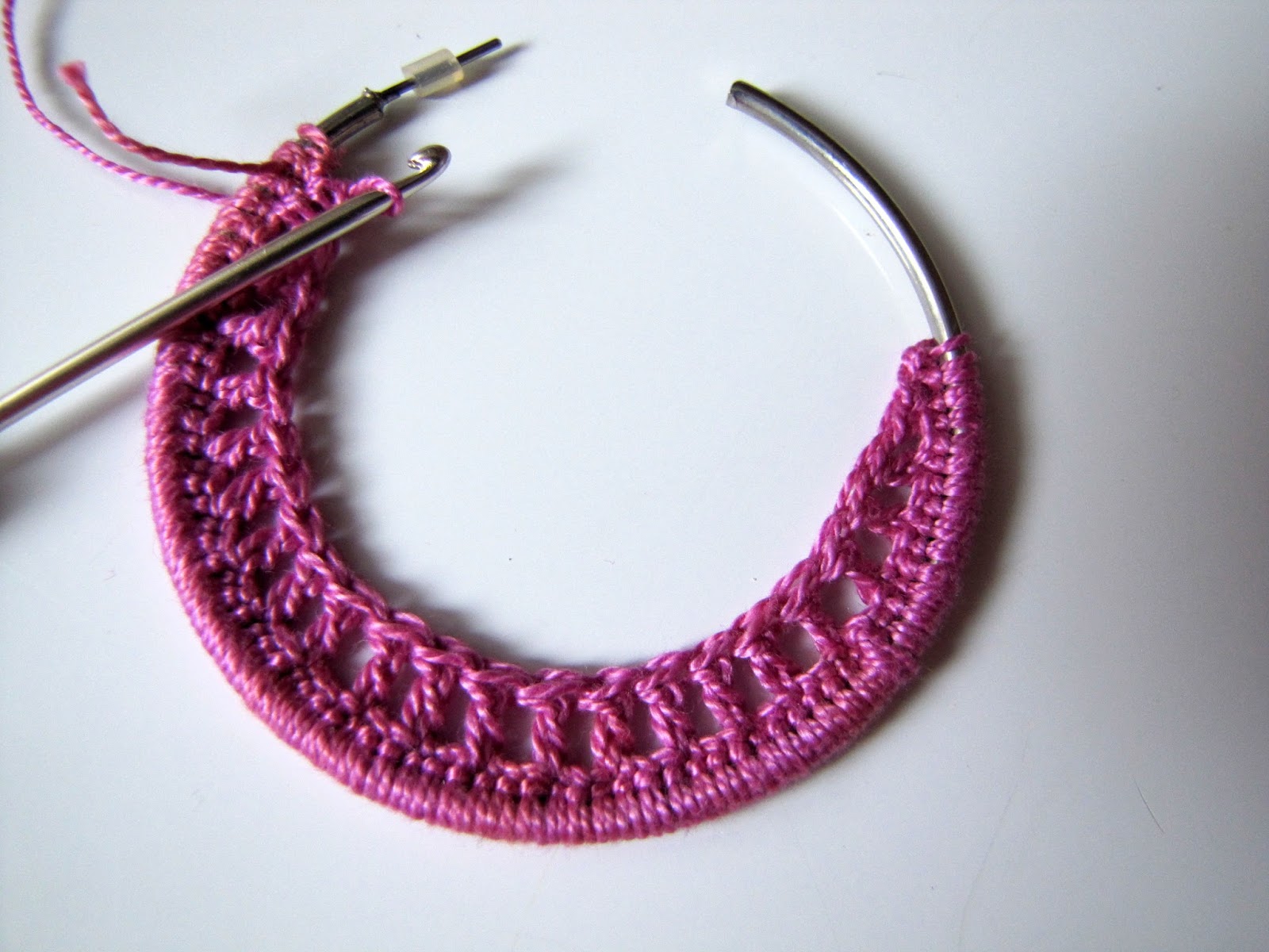 Irish crochet & CROCHET EARRINGS Step by step
