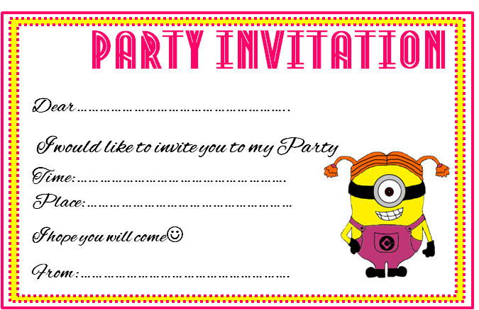 party invitation email template
