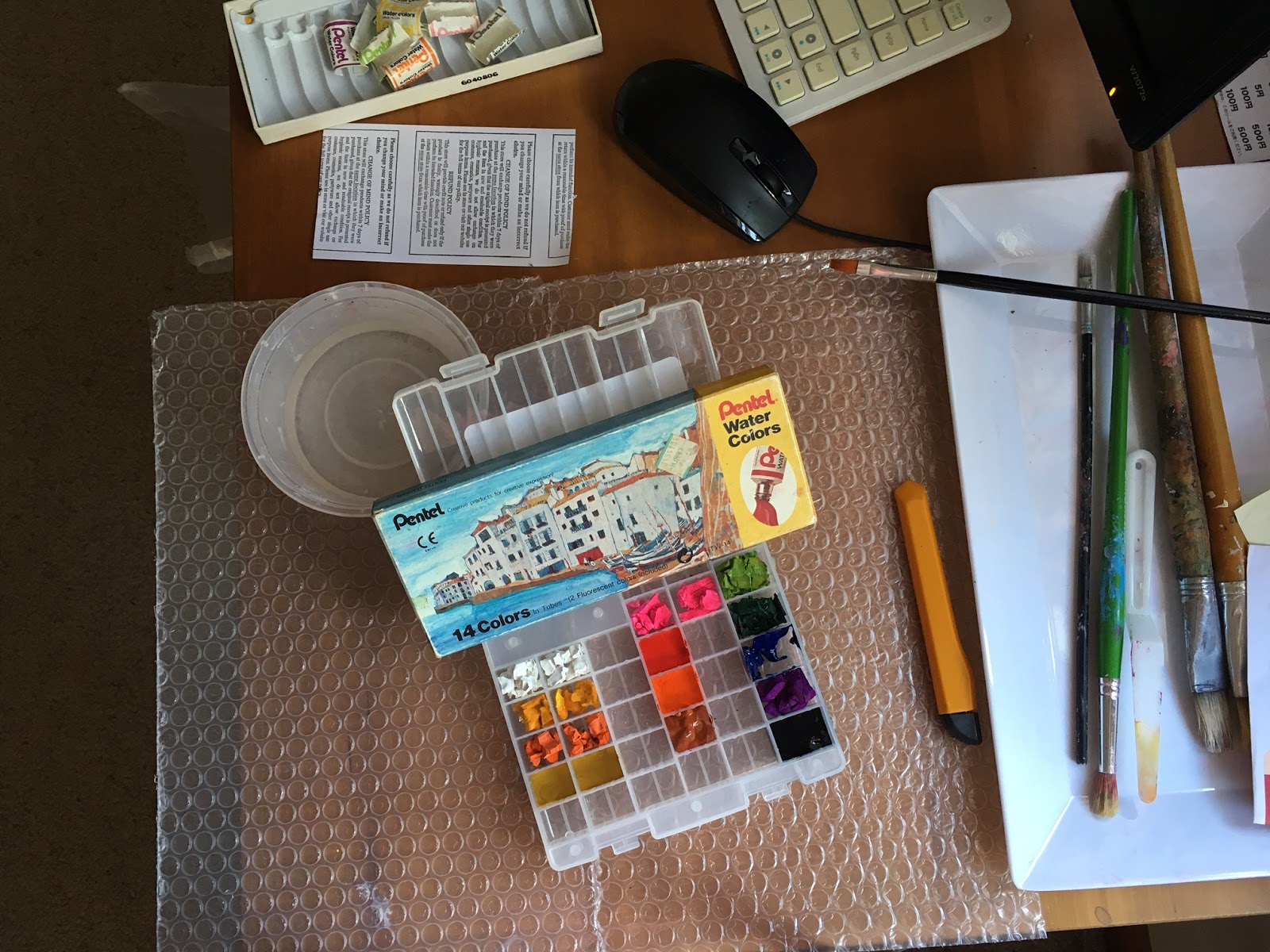DIY Tip Restoring Dried Up Watercolour Paint in Tubes