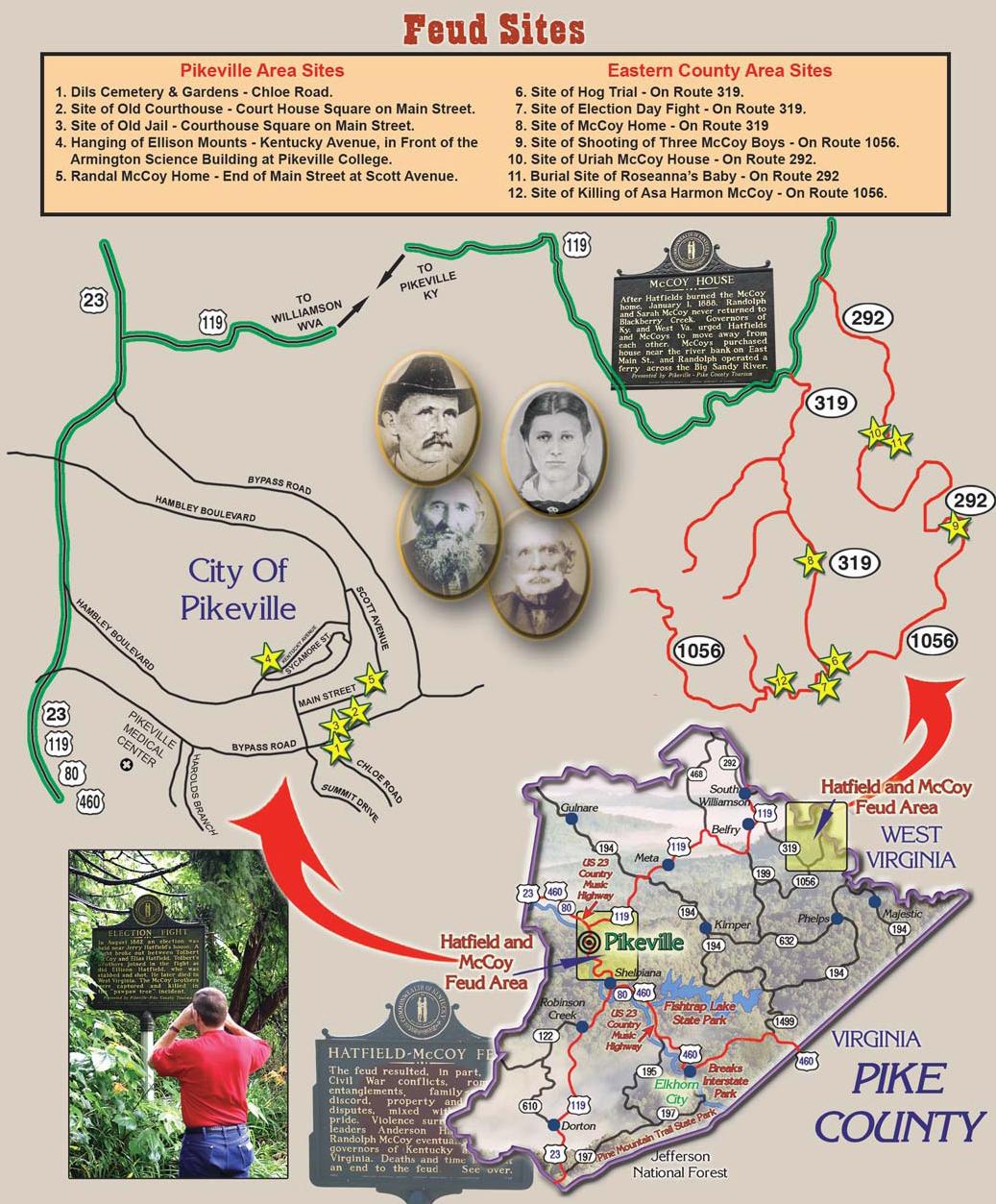 Hatfield McCoy Warrior Trail Map