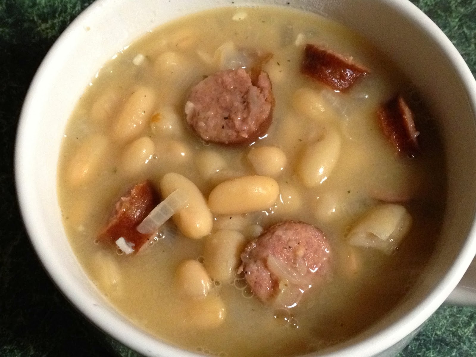 Bonz Blogz White Bean and Andouille Soup