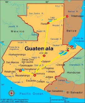 Guatemala Route Map