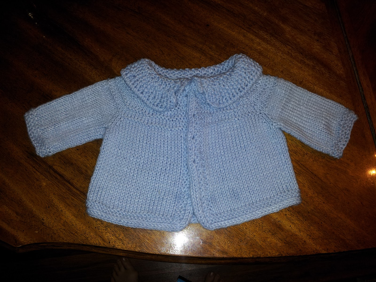 Knitting is a Romantic Drama 5 Hour Baby Sweater... Sorta!
